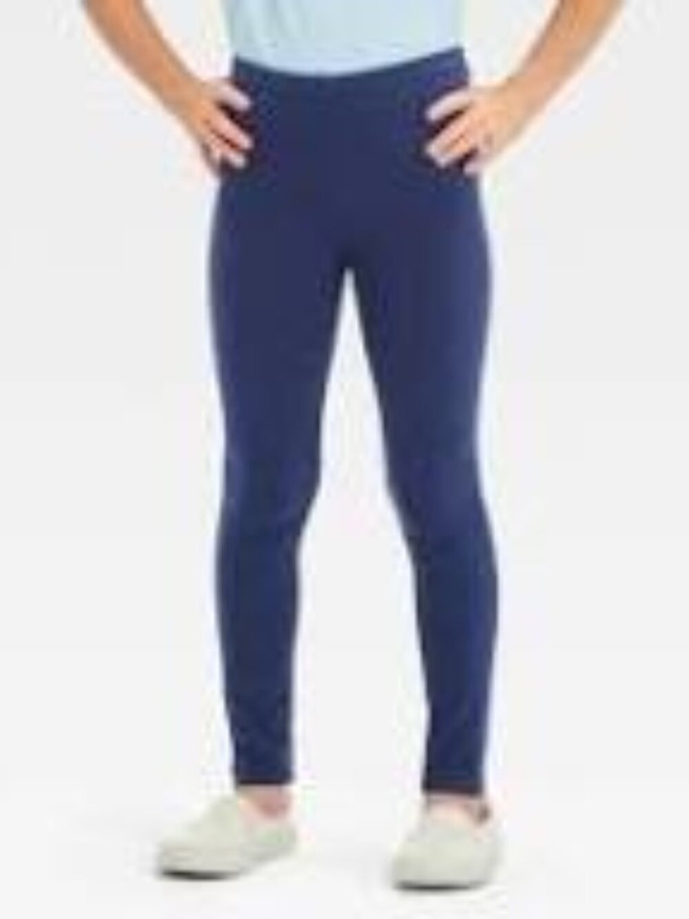 Total Girl Leggings in American Navy New With Tags Size XL 16 Pre-Priced $16